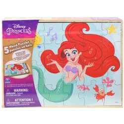 Disney Princess 48pc Puzzle Tin - Lunch Tin Box ( 7.75 x 6.50 x 3.25)